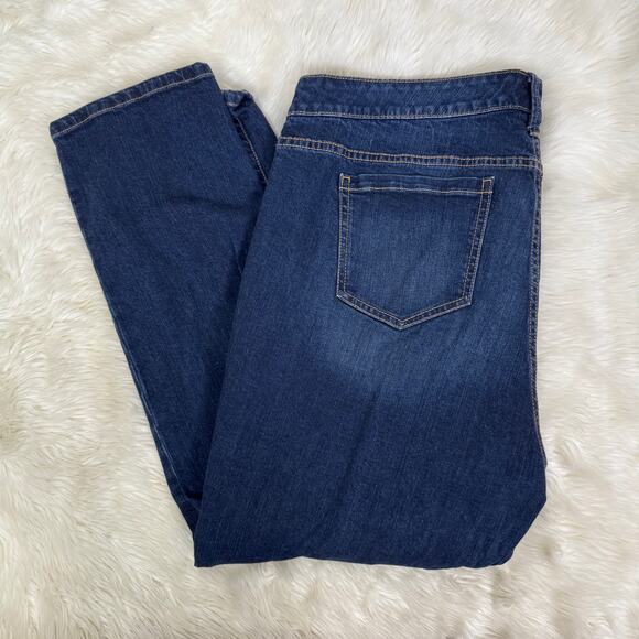 Torrid Mid Rise Skinny Cropped Jeans Size 20 - Picture 4 of 7